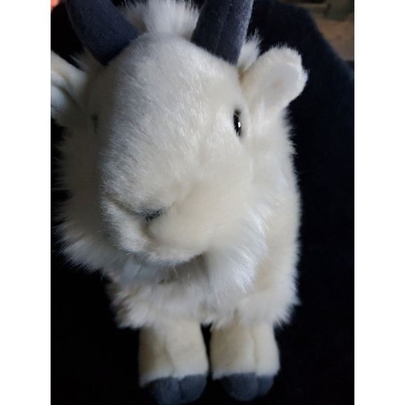 Aurora White Miyoni Mountain Goat Stuffed Animal Medium - Picture 6 of 9